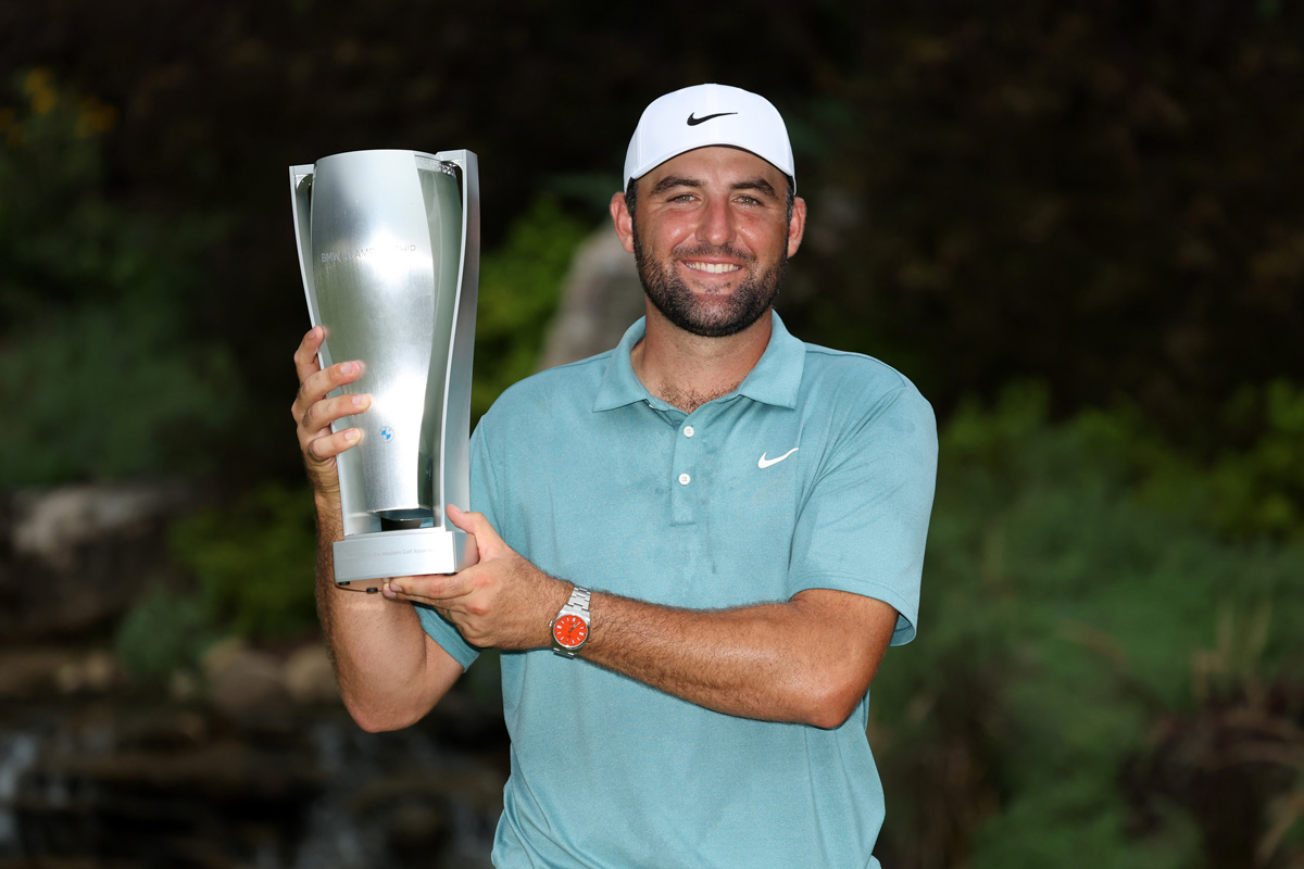 世界ランク1位の貫禄。スコッティ・シェフラーが今季5勝目を挙げた（Kevin C. Cox/Getty Images）