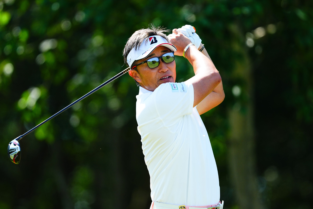 宮本勝昌が連勝に挑む（提供：日本プロゴルフ協会）