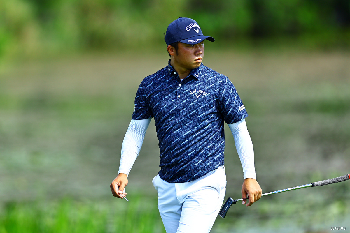 松山英樹選手に似ている気がする 2025年 ISPS HANDA 夏の決戦・誰が一番強いんだトーナメント 初日 出利葉太一郎