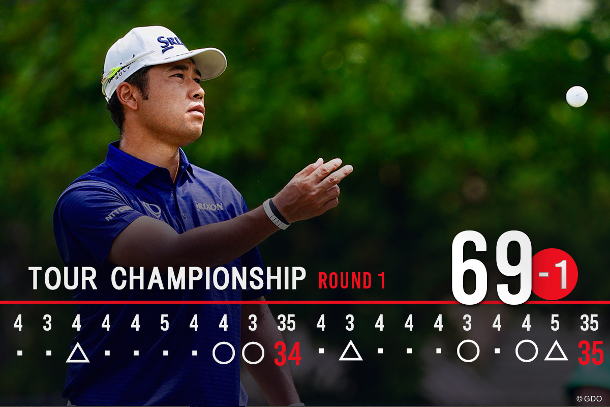 4バーディ、3ボギーの「69」