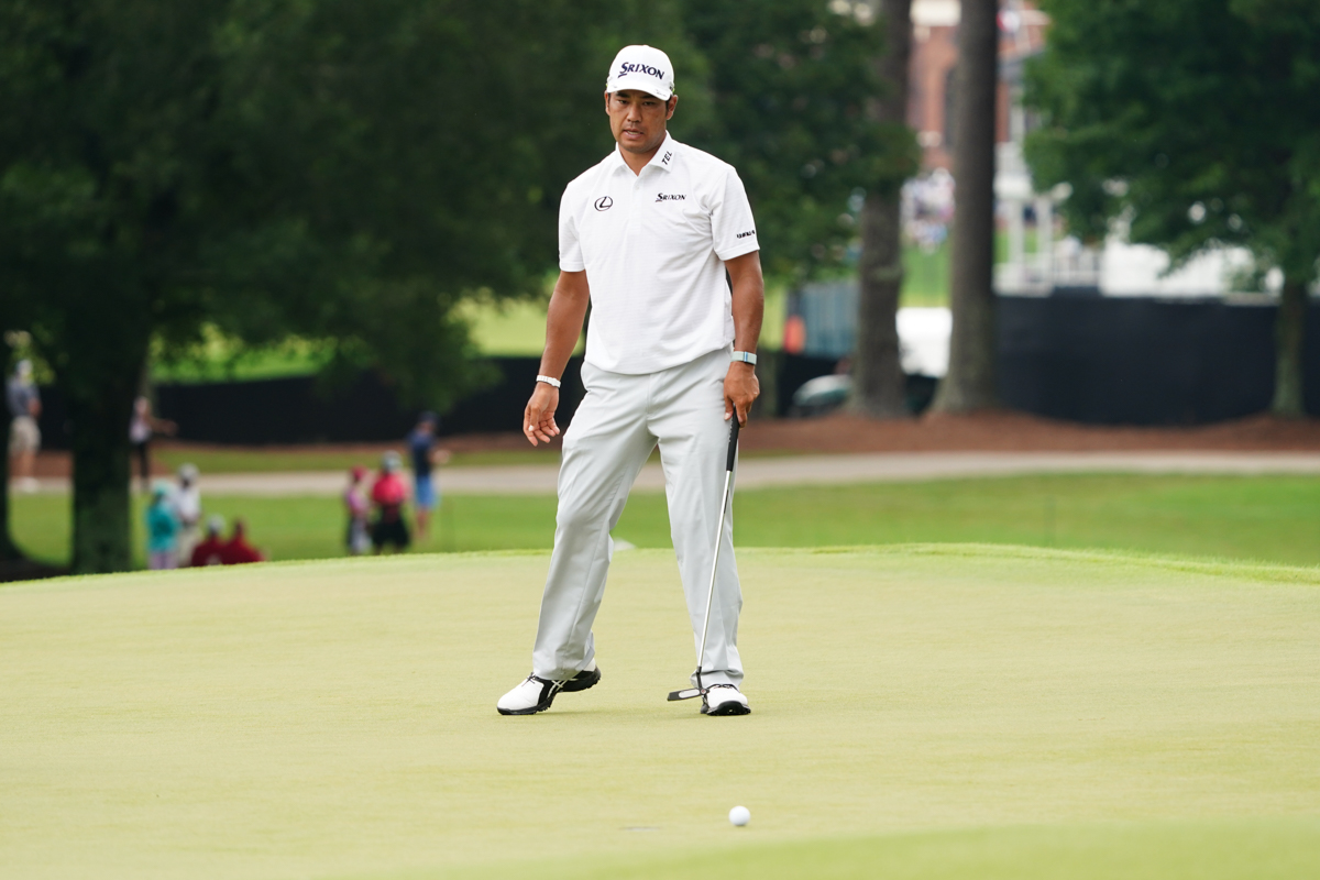 惜しいパットも