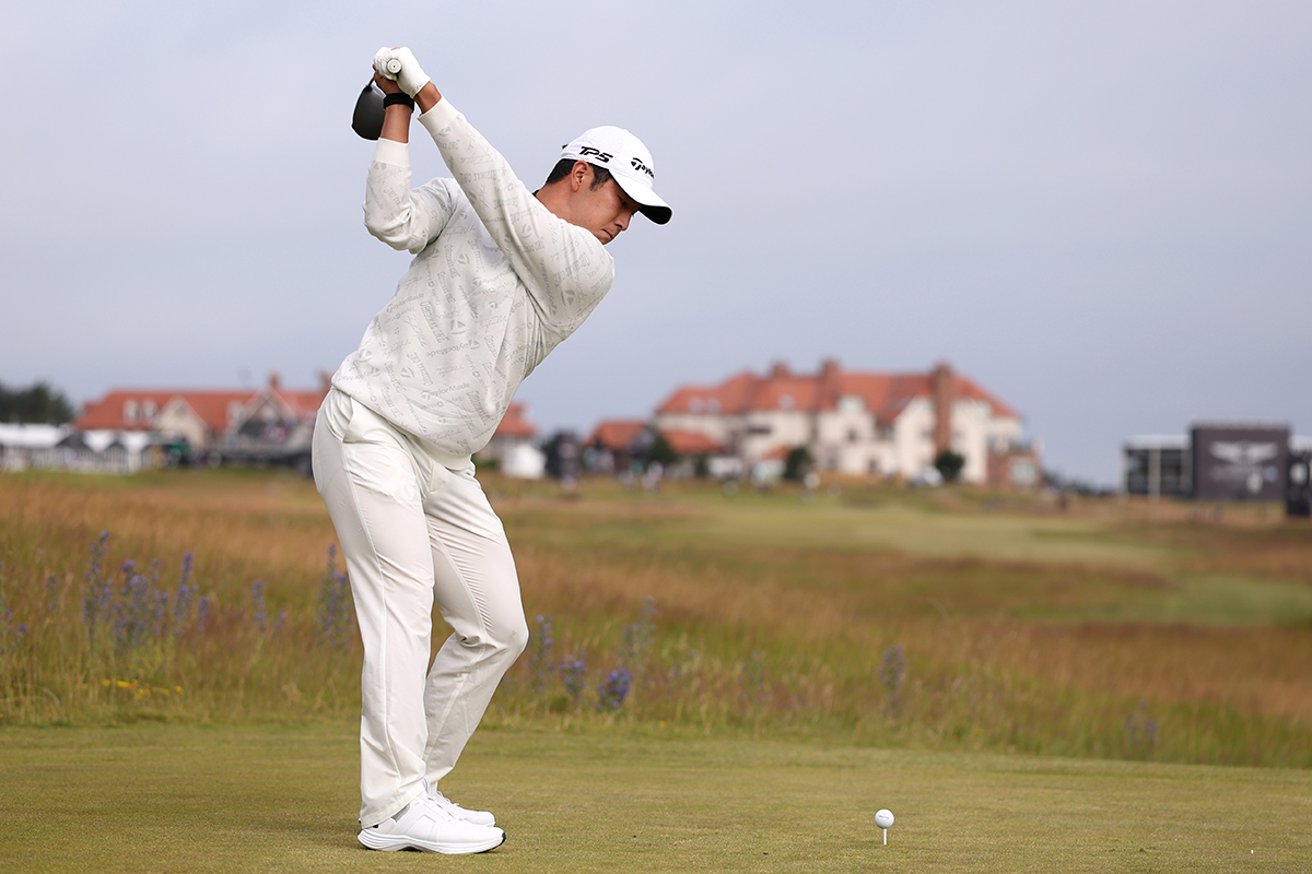 中島啓太は「73」で14位に後退した※撮影はジェネシス スコットランドオープン