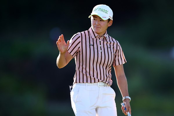単独首位スタートの岩井明愛はスコアを落として後半へ※撮影は初日（Vaughn Ridley／Getty Images）
