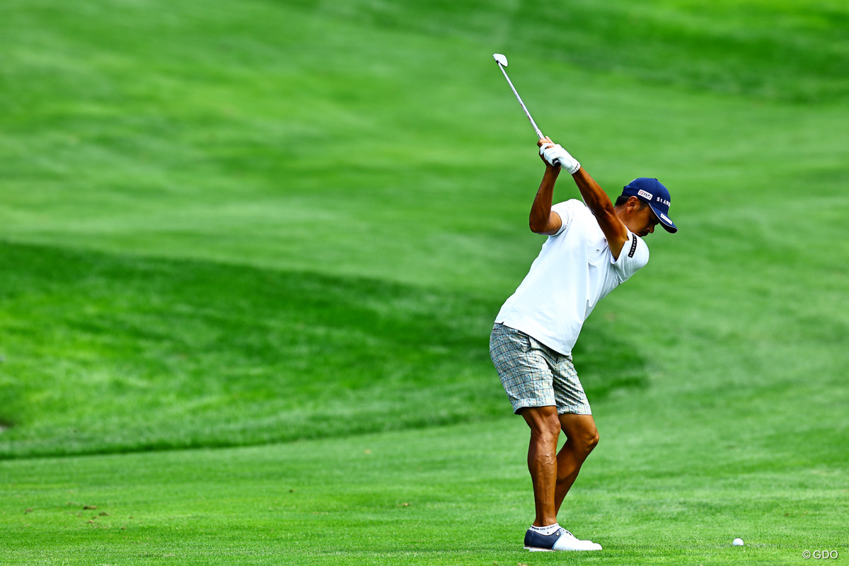 ハーフパンツも似合う 2025年 ISPS HANDA 夏の決戦・誰が一番強いんだトーナメント 4日目 岩田寛