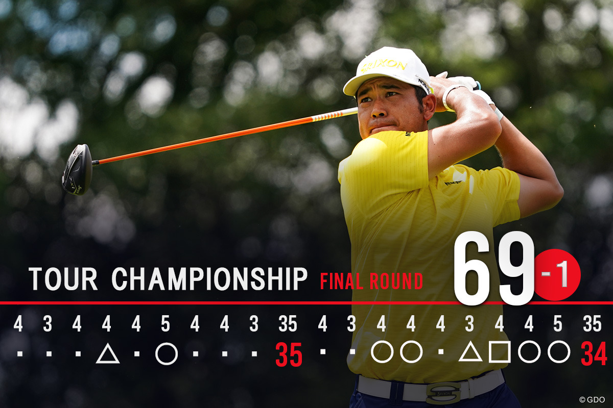 ボギー、ダブルボギーの直後に2連続バーディで「69」