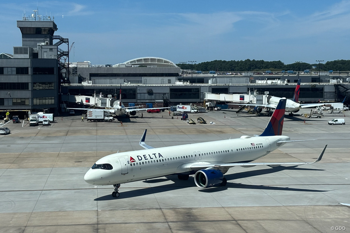 マスターズ観戦にはお馴染みのデルタ航空