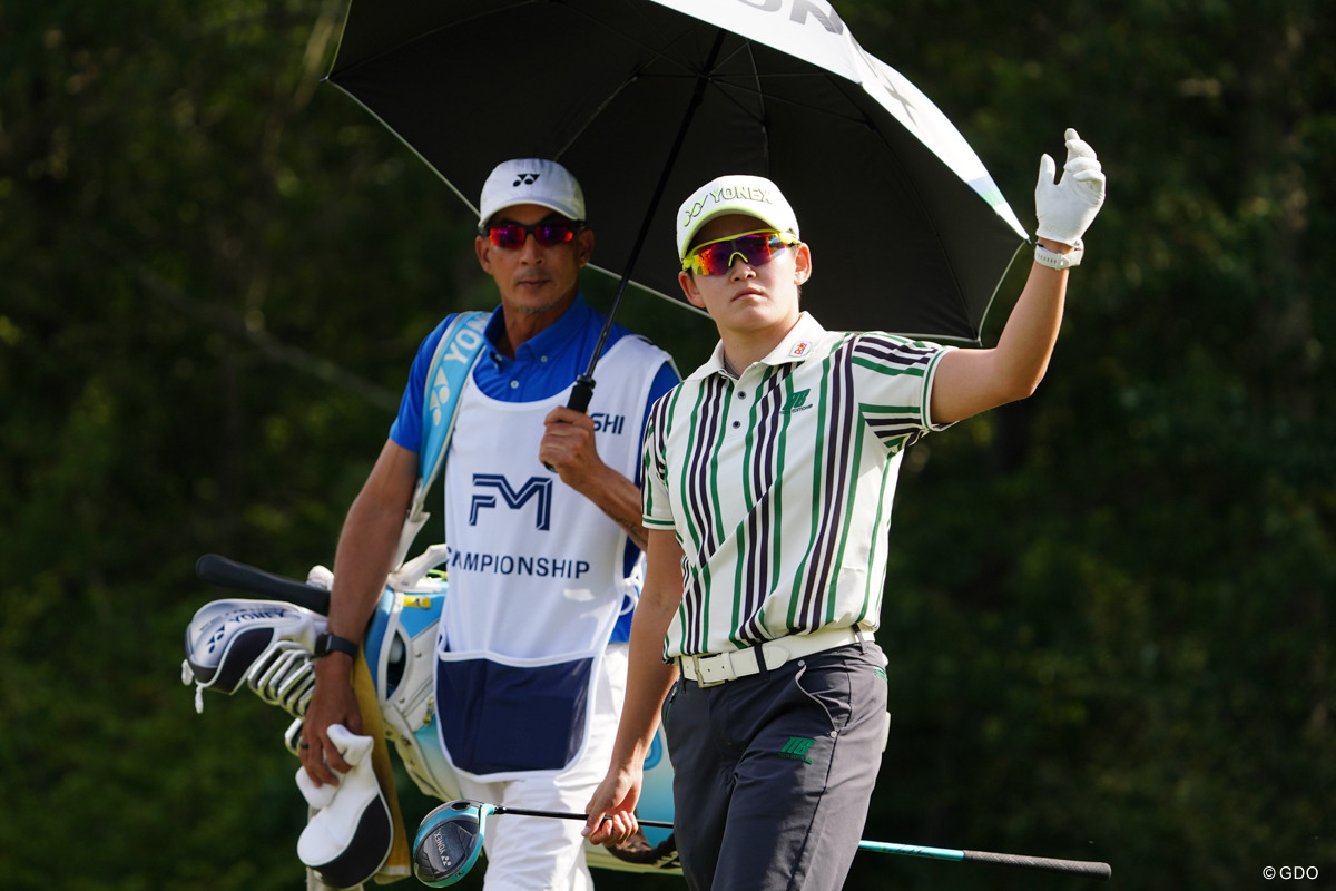 ラウンド中は常に真剣な表情