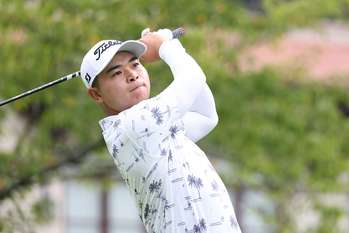 ランキング2位の若原亮太(提供:JGTO)