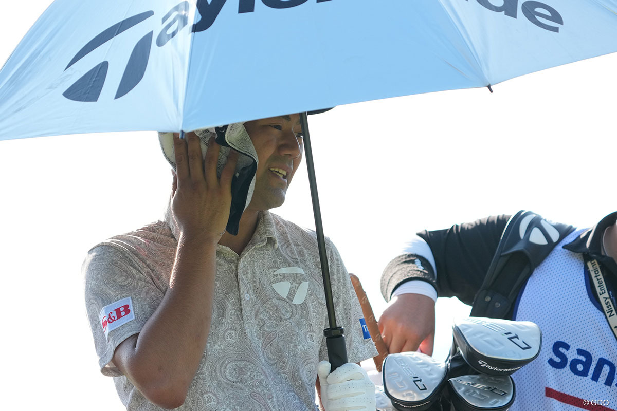 本当に暑い 2025年 Sansan KBCオーガスタゴルフトーナメント 2日目 石坂友宏