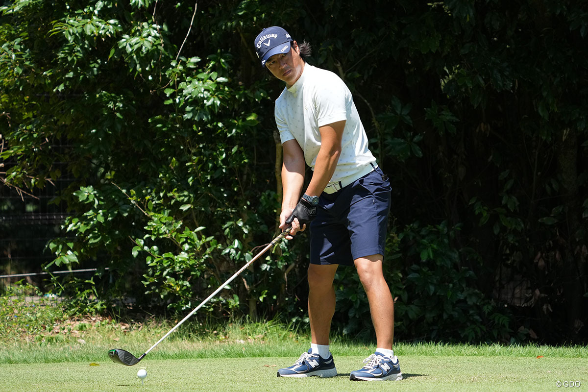 2日目は72でプレーした