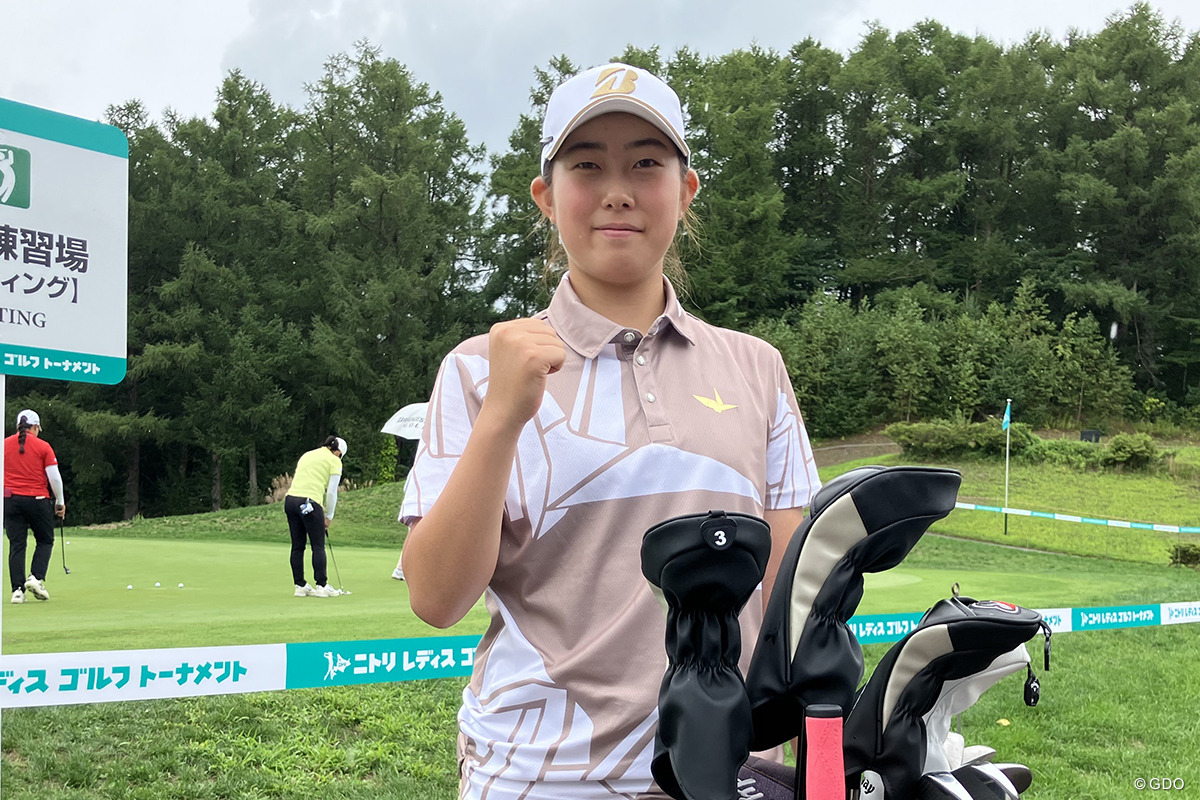 初日77位から「70」で巻き返し、予選通過した後藤あい