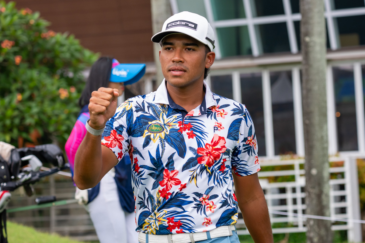 単独首位で最終日を迎えるシャリフディン・アリフィン（提供：アジアンツアー）