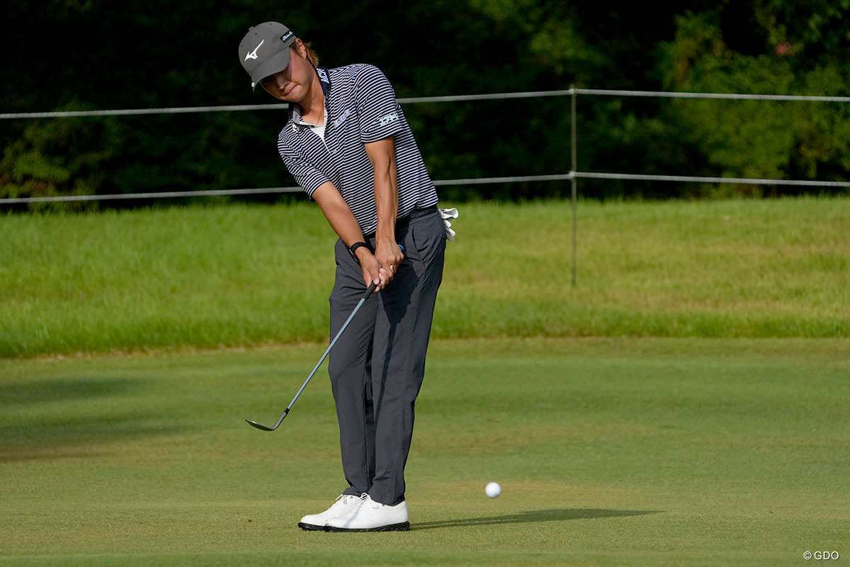 現在米下部ツアーの年間ポイントレースは11位（写真は3日目）