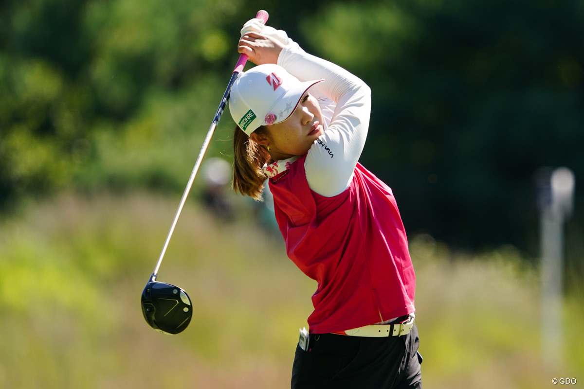 古江彩佳はツアー復帰戦で上位でプレーした