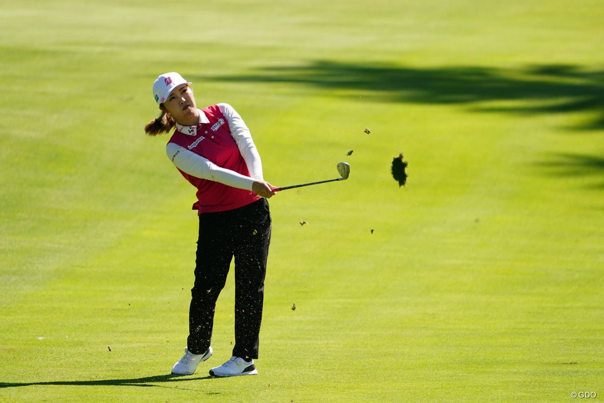 見事なアプローチも披露