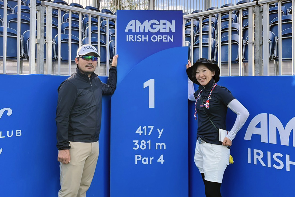 スイスからアイルランドに到着。欧州ツアー復帰2戦目です