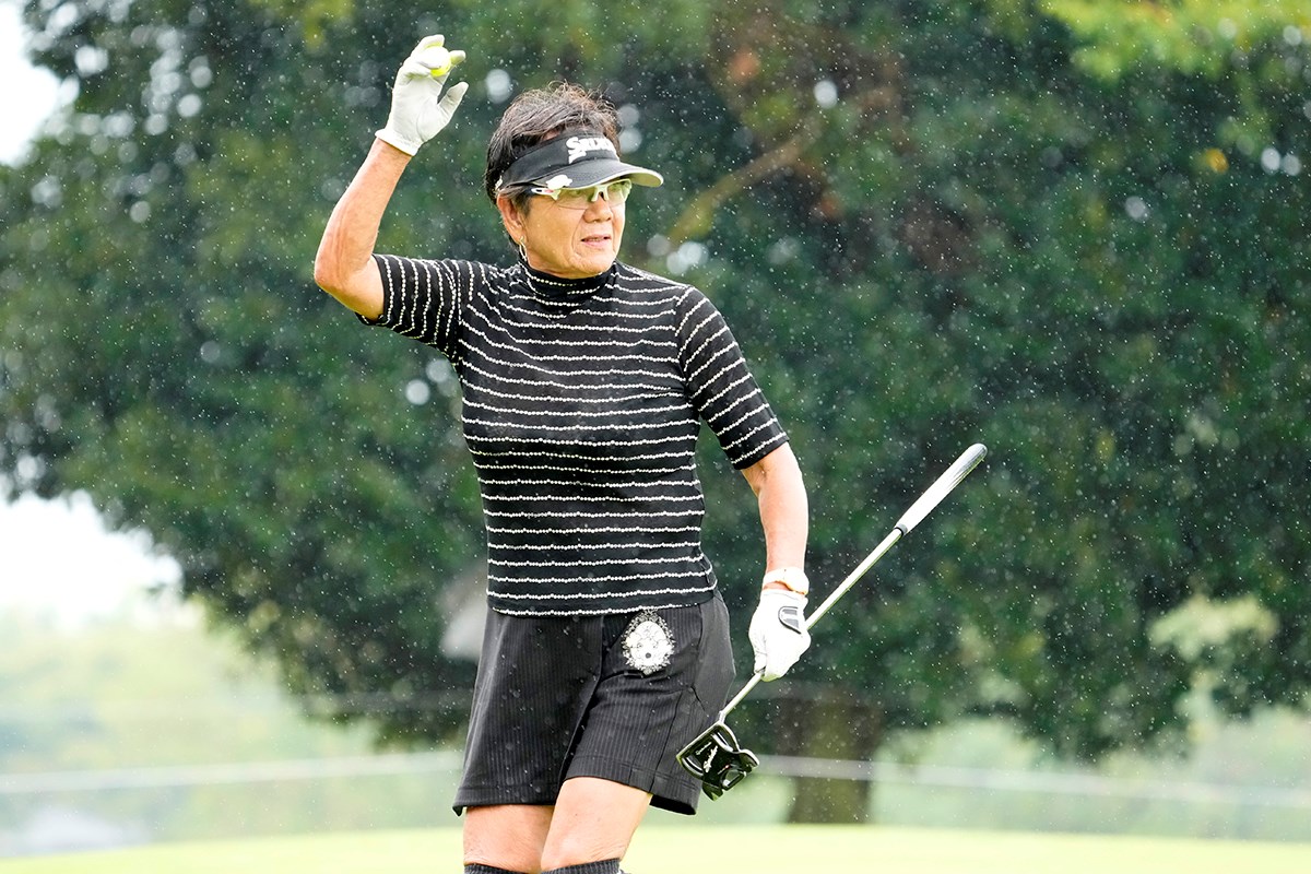 2025年 JLPGAレジェンズチャンピオンシップ明治安田カップ 2日目 岡田美智子