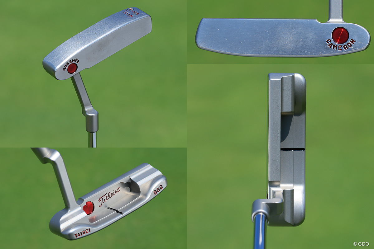 「ピン型が好き」で2023年から使用開始した「009M」。打感で選んでこのモデルに