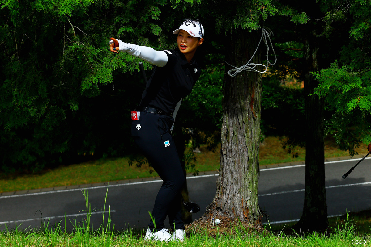 10番でボールがまさかのところに。アンプレヤブルで1罰打