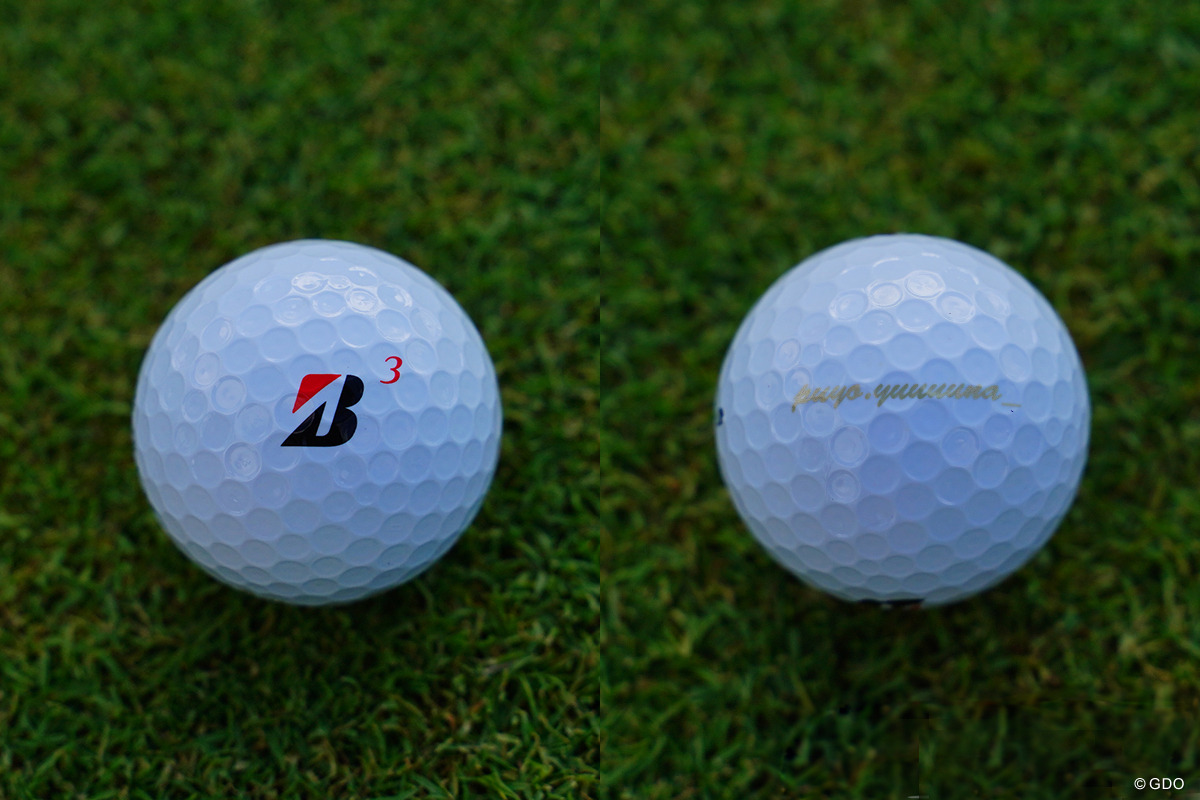 ボールはブリヂストン 2025年 ゴルフ5レディスプロゴルフトーナメント 2日目 荒木優奈のボール