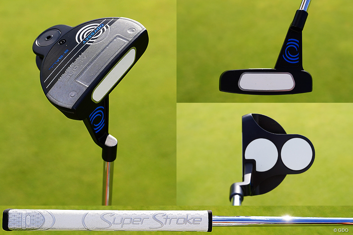 アマチュア時代に苦労したパターは現在、2ボールタイプに