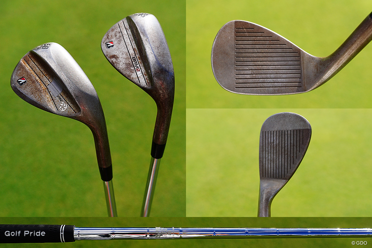 使い込まれたブリヂストンのウェッジ 2025年 ゴルフ5レディスプロゴルフトーナメント 2日目 荒木優奈のウェッジ