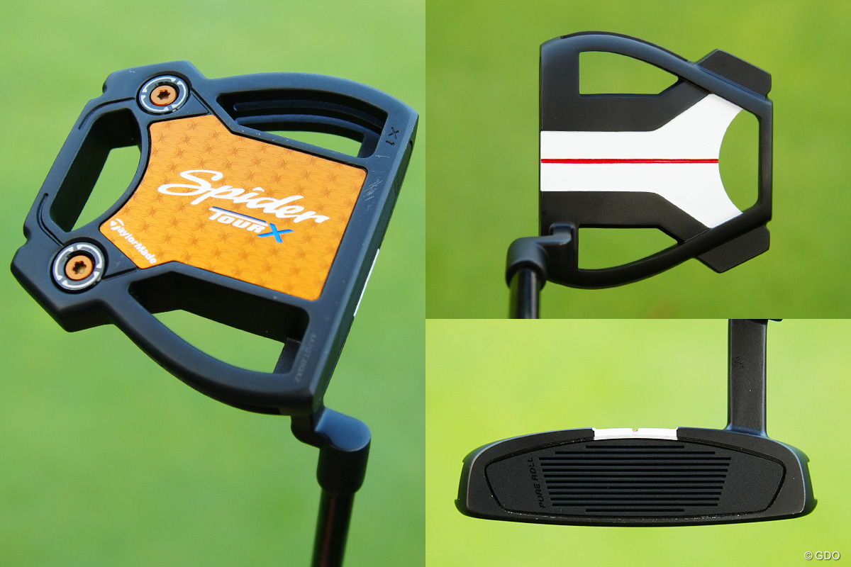 インサートを黒ピュアロール＆サイトラインが赤の特注スパイダー