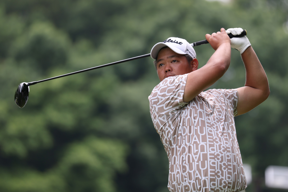 単独首位で最終日に入る照屋佑唯智（提供：JGTO） ※撮影は2025年「太平洋クラブチャレンジ」