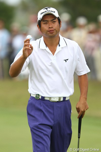2011年 とおとうみ浜松オープン 最終日 池田勇太 淡々と7つのバーディを積み重ね単独3位に入った池田勇太