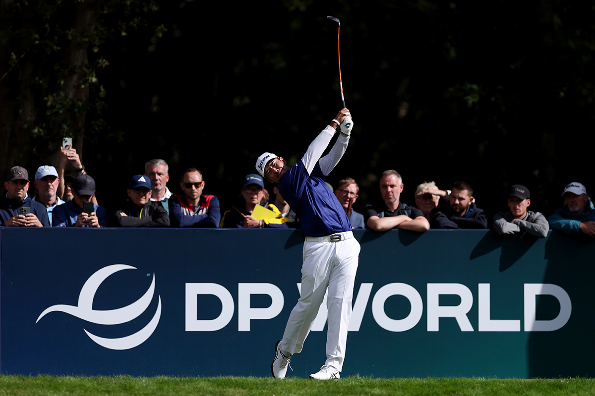 松山英樹は米ツアーのプレーオフシリーズ終了後に欧州ツアーに出場。力を見せつけた(Andrew Redington/Getty Images)