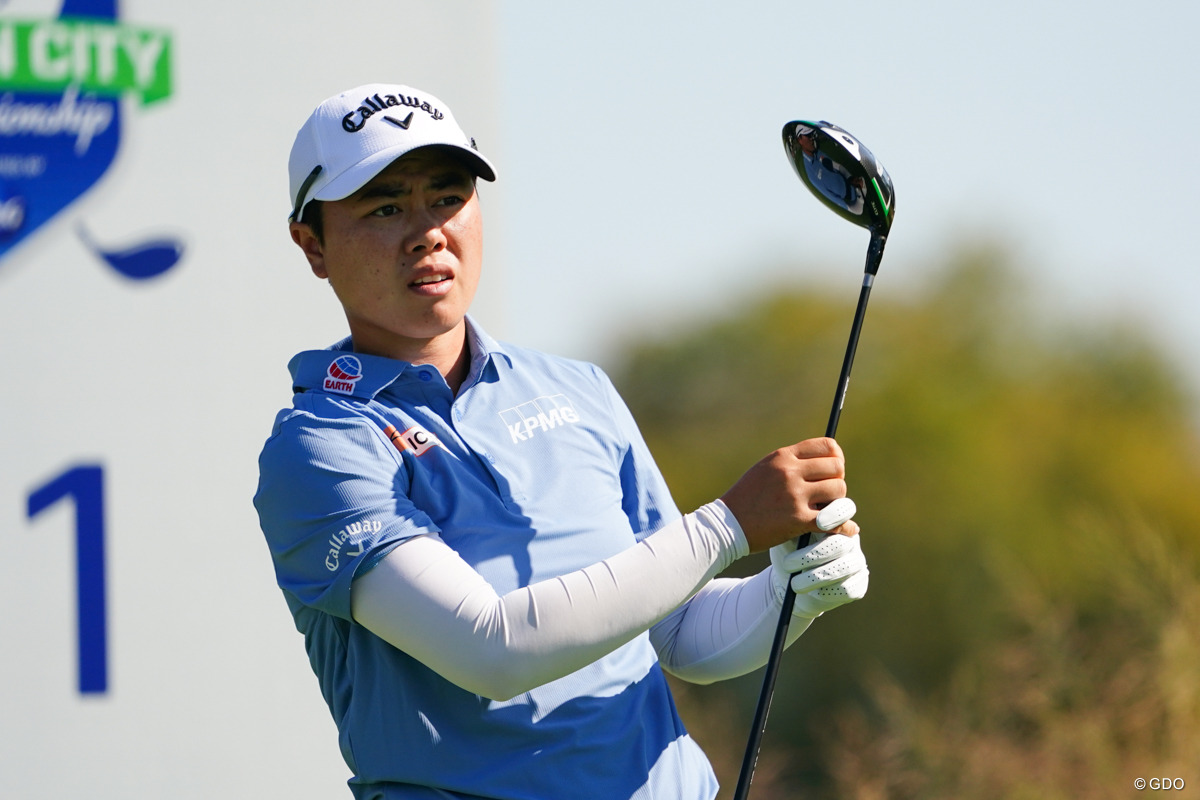 ティショットには寛容なコースで2日目のフェアウェイキープ率が42.85％にとどまった