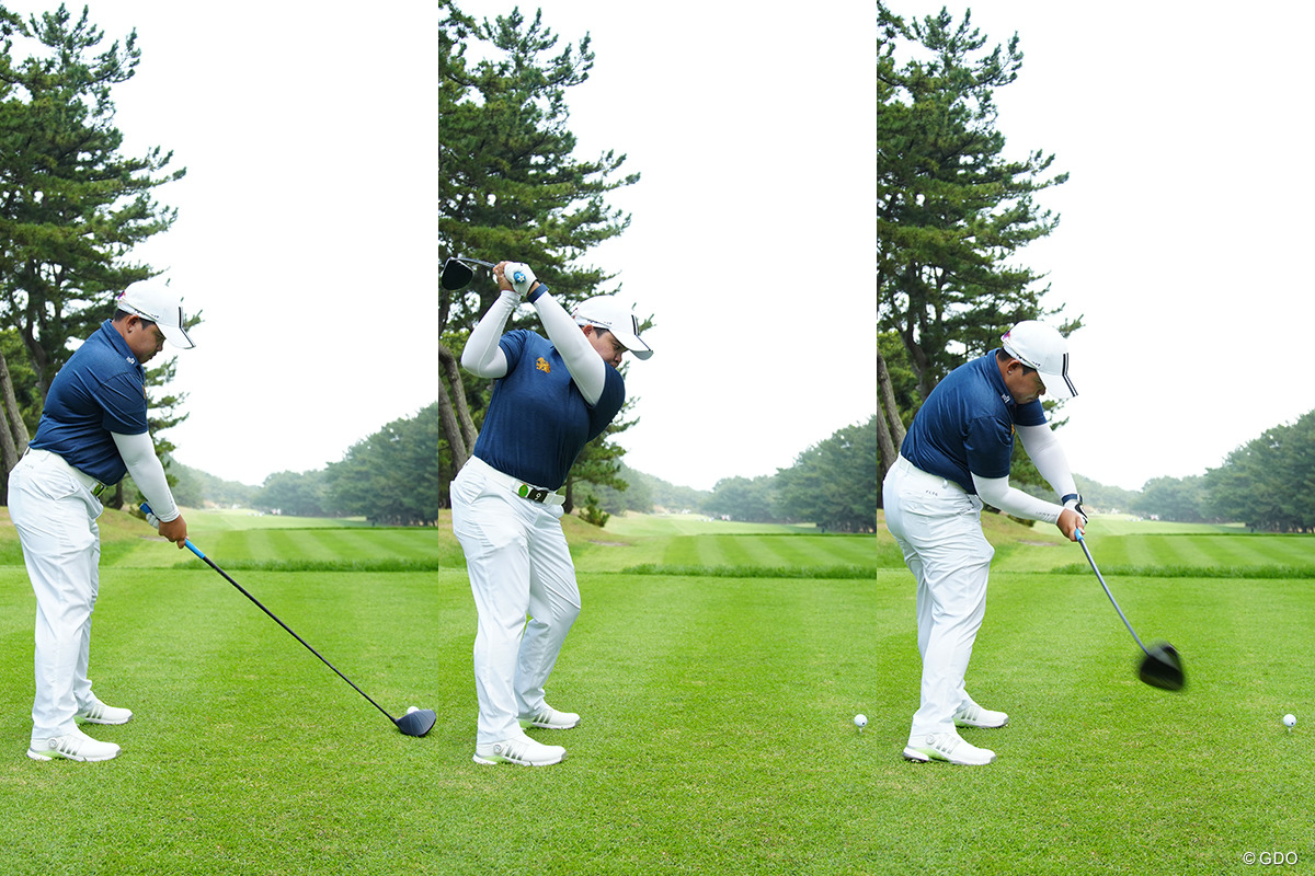 スイングはまるでマークセン