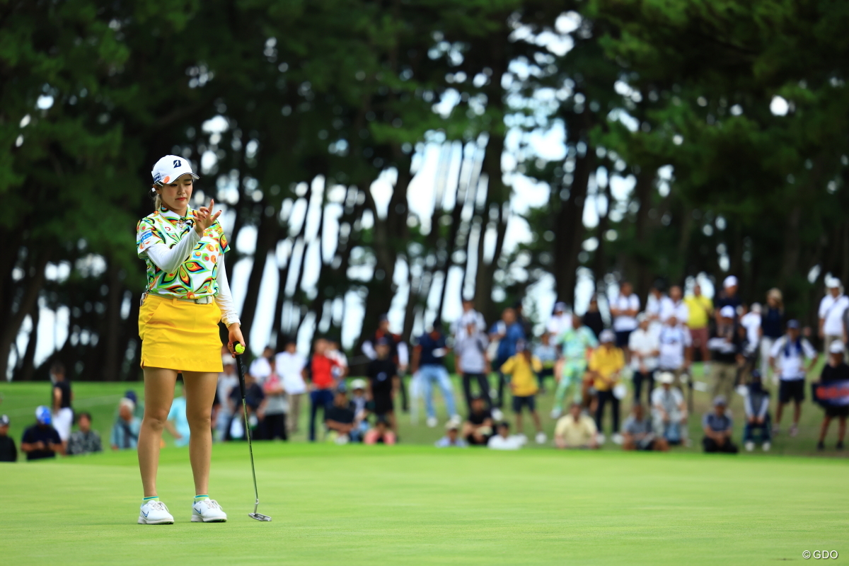 傾斜を読む 2025年 ソニー日本女子プロゴルフ選手権大会 3日目 桑木志帆