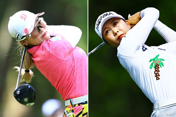 メジャー第2戦は桑木志帆（左）と金澤志奈のプレーオフへ