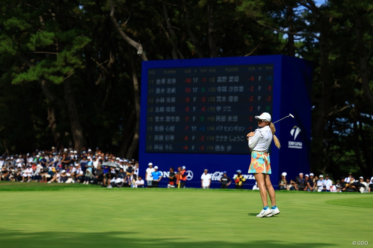 2025年 ソニー日本女子プロゴルフ選手権大会 最終日 桑木志帆
