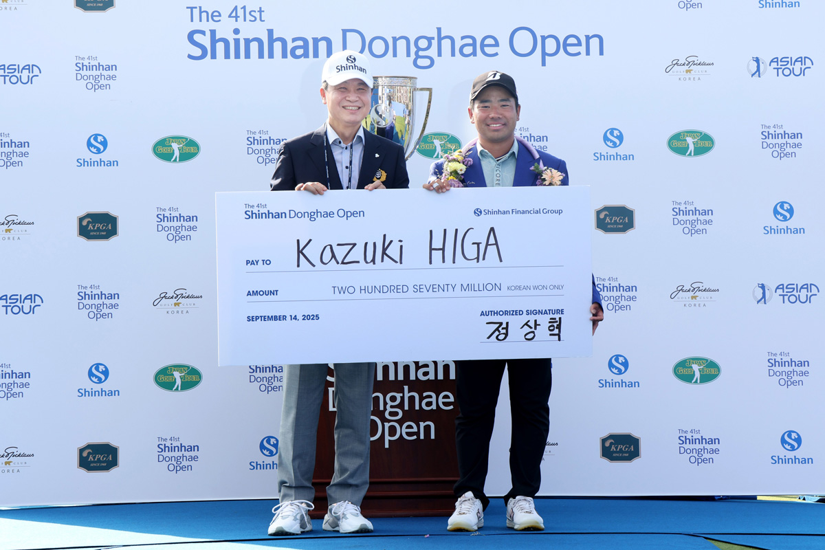 手書きの名前入り（提供：アジアンツアー）