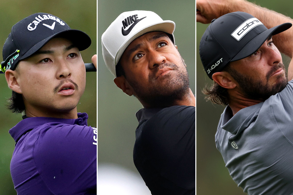 参戦が決まった（左から）ミンウ・リー、トニー・フィナウ、マックス・ホマ（提供：PGAツアー）