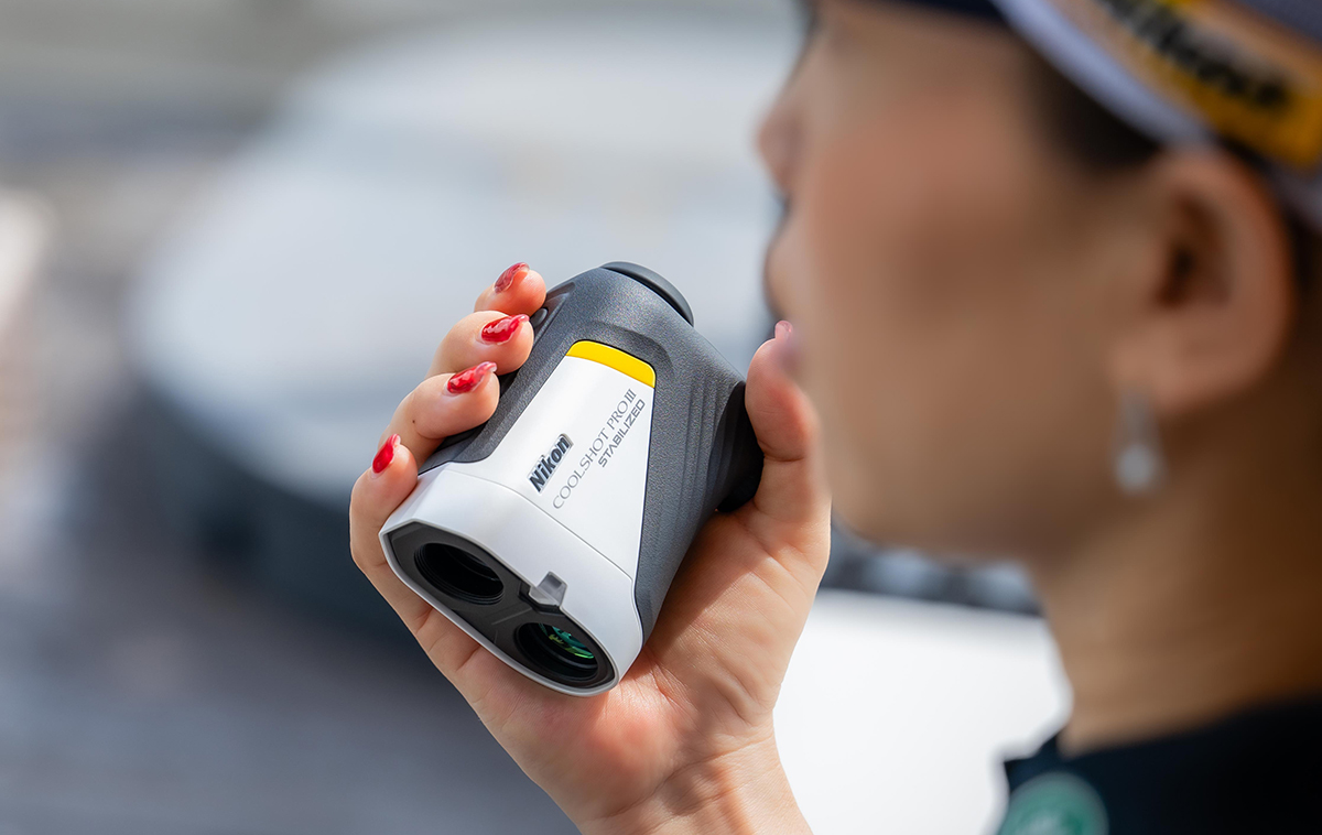 □レーザー距離計がもたらす恩恵と提案 上田桃子プロが考える『距離感