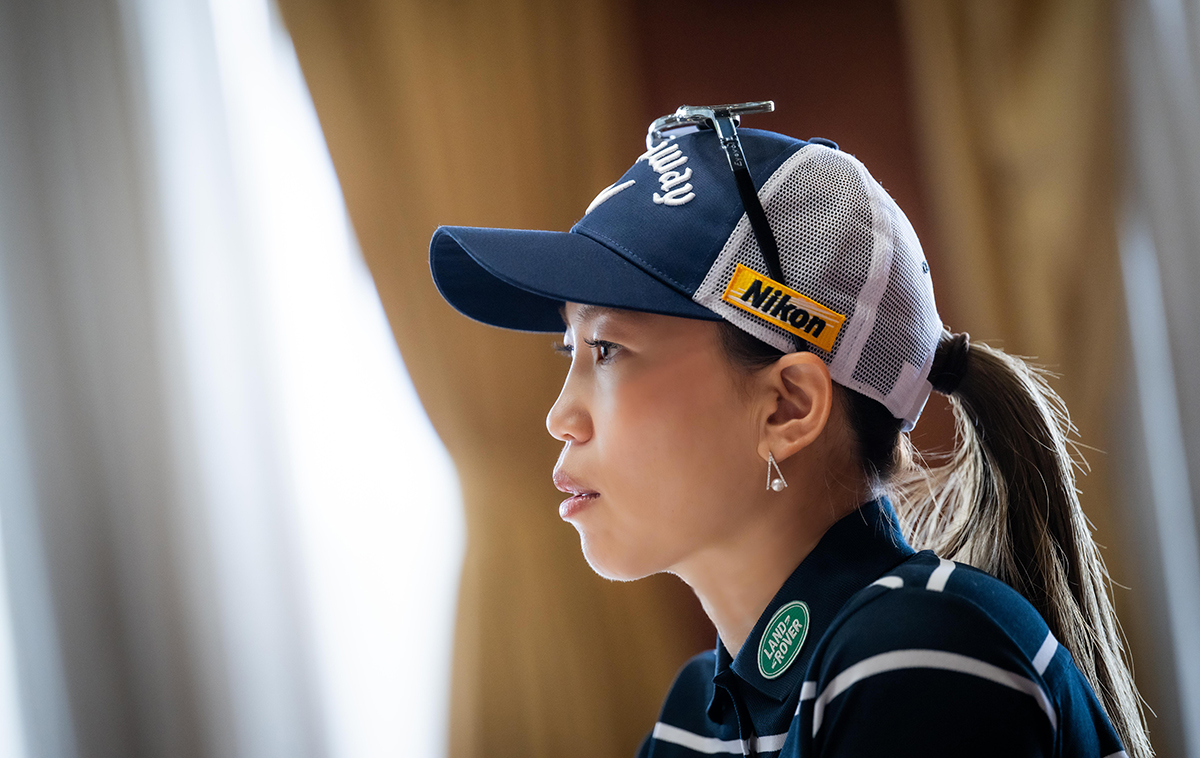 □レーザー距離計がもたらす恩恵と提案 上田桃子プロが考える『距離感