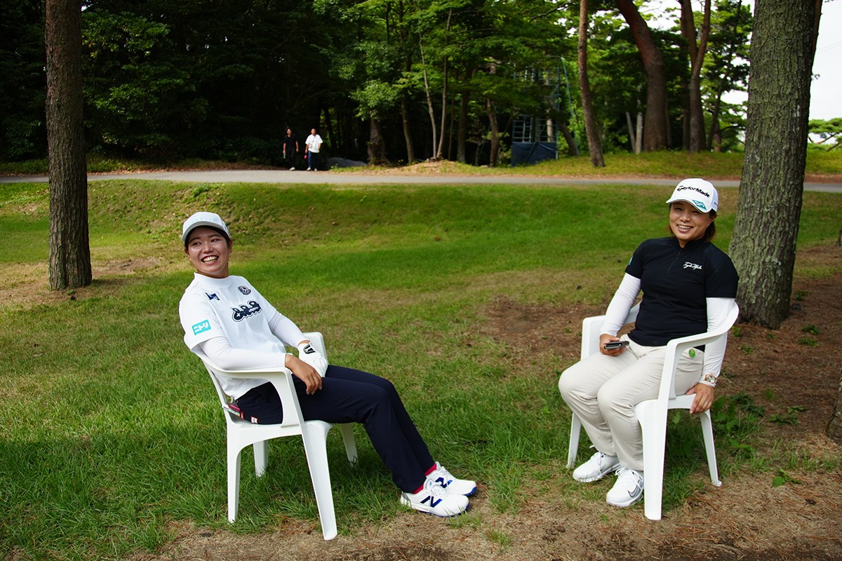 フェアウェイバンカーからの特打ち「早く陸に上がりたかった(笑)」スイングセルフ解説／櫻井心那