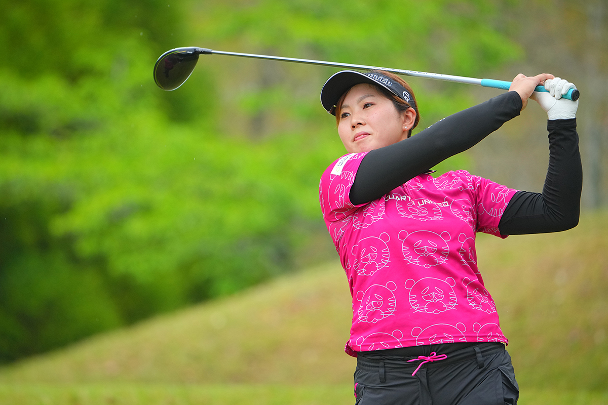 桑山紗月が首位発進（Yoshimasa Nakano/Getty Images)※写真は22年「九州みらい建設グループレディース窓乃梅カップ」