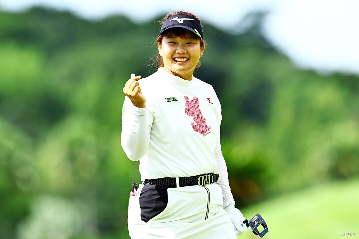 「68」で7位発進した寺岡沙弥香