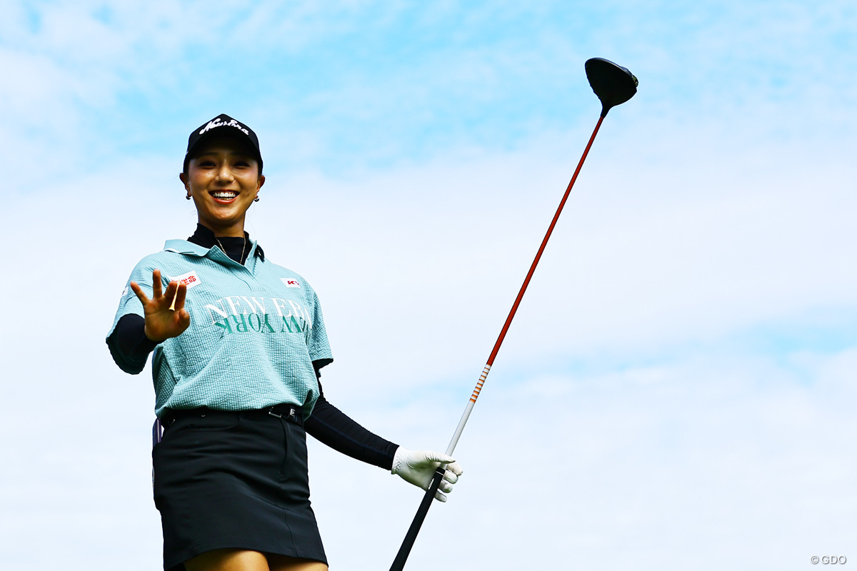今日も笑顔がまぶしい 2025年 住友生命Vitalityレディス 東海クラシック 初日 宮田成華