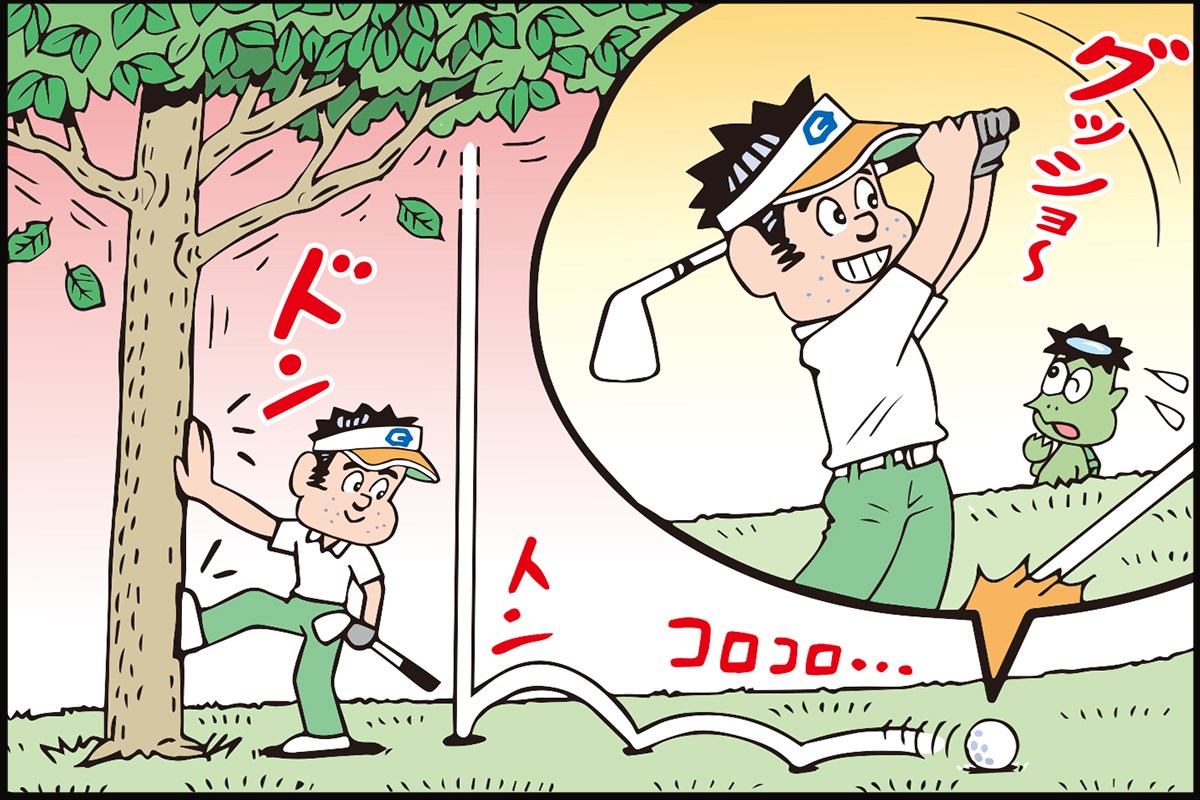木をゆすって落としたボールをそのまま打った…。この処置はアリ？／ルールQ&A