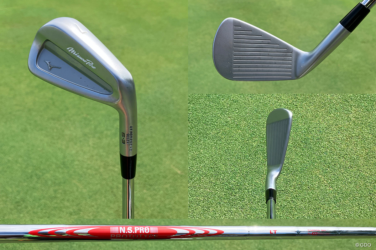 アイアンは6番からPWまでミズノ「ミズノプロ S-3」で統一