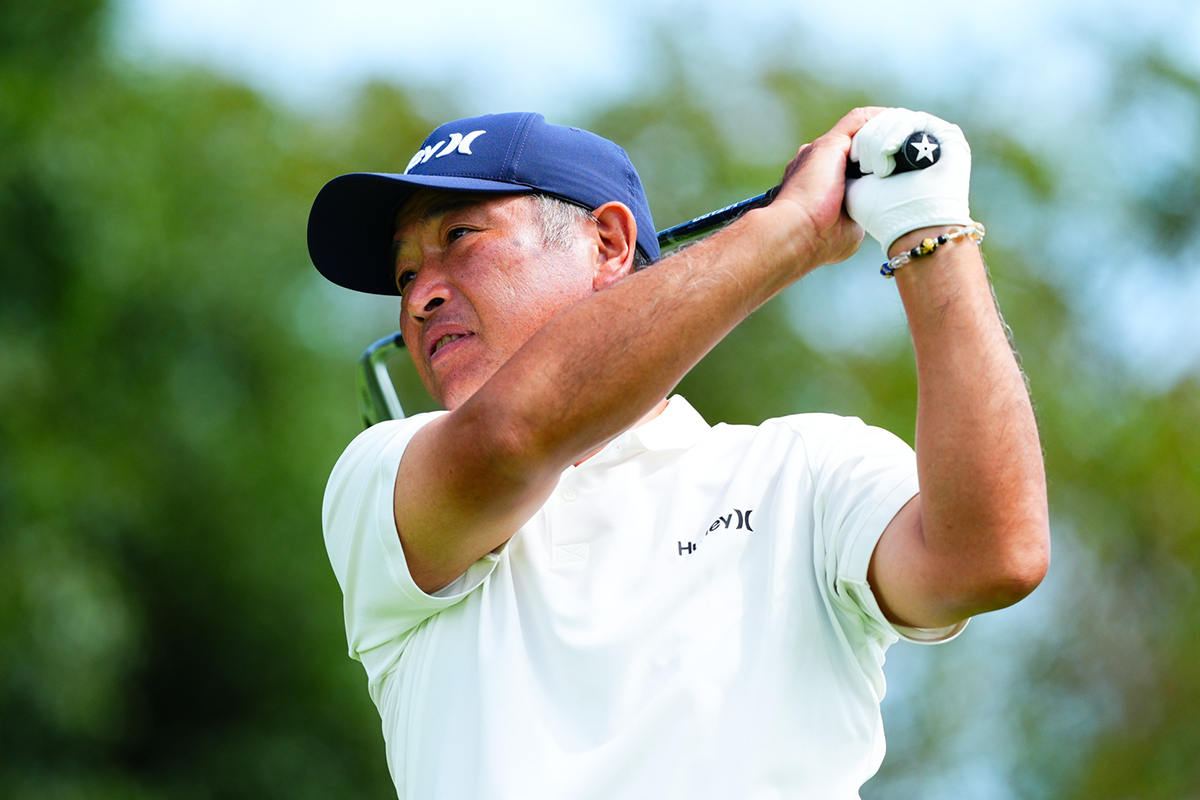 前年優勝の増田伸洋（提供：日本プロゴルフ協会）