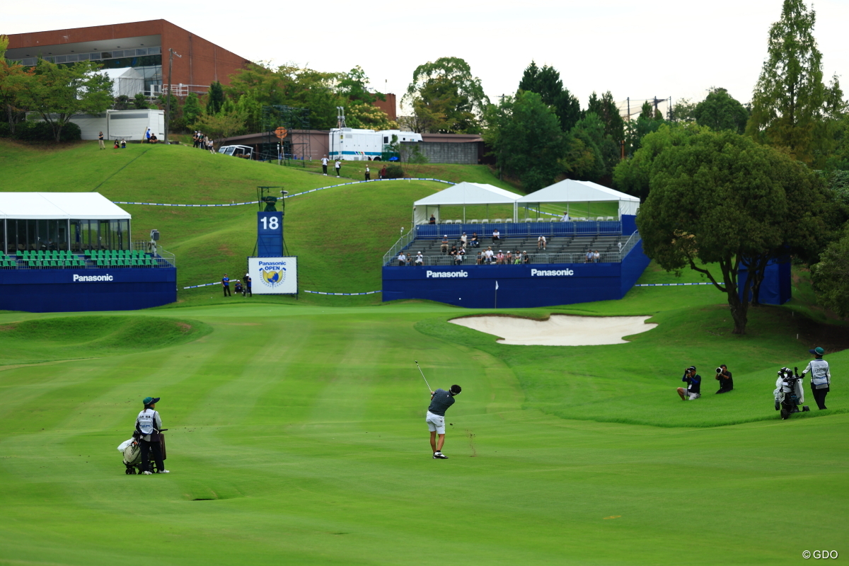 18番バックショット 2025年 パナソニックオープンゴルフチャンピオンシップ 初日 上井邦浩
