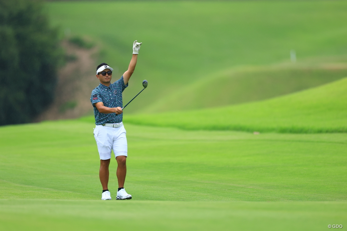 打ちま～す 2025年 パナソニックオープンゴルフチャンピオンシップ 初日 片岡大育