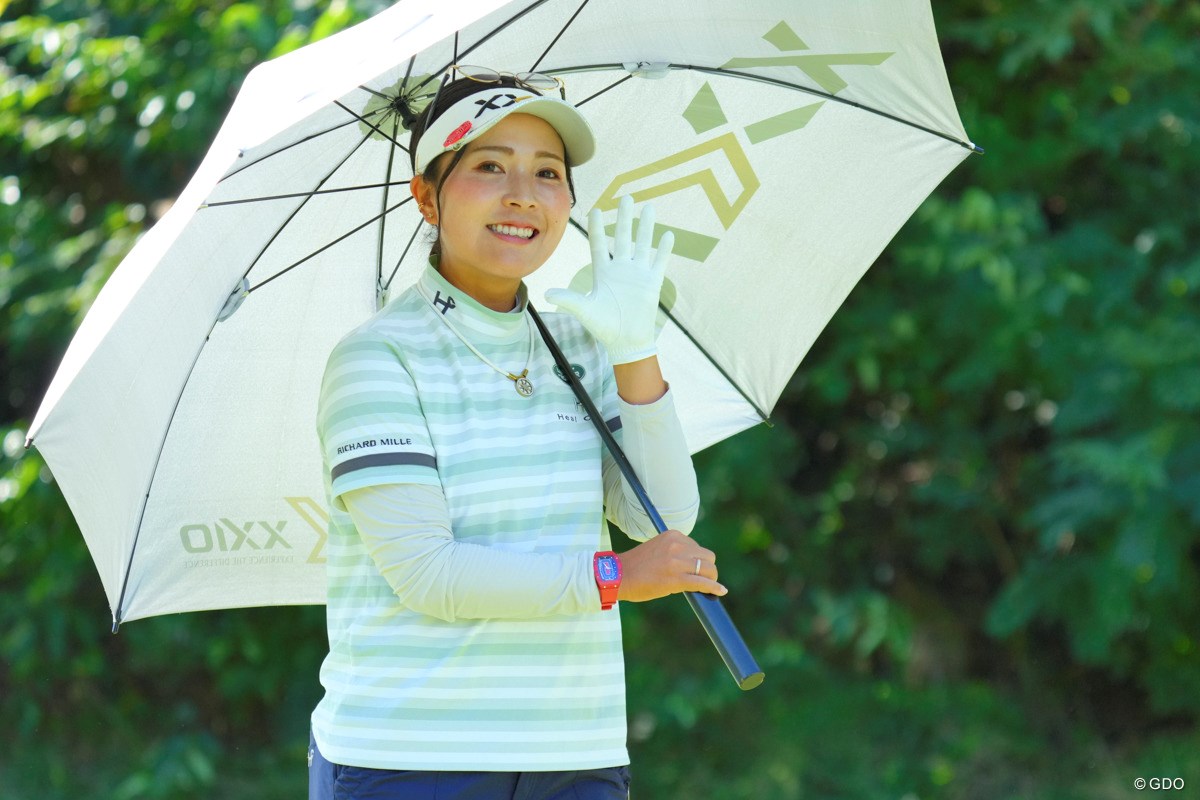 2025年 ミヤギテレビ杯ダンロップ女子オープン 初日 青木瀬令奈