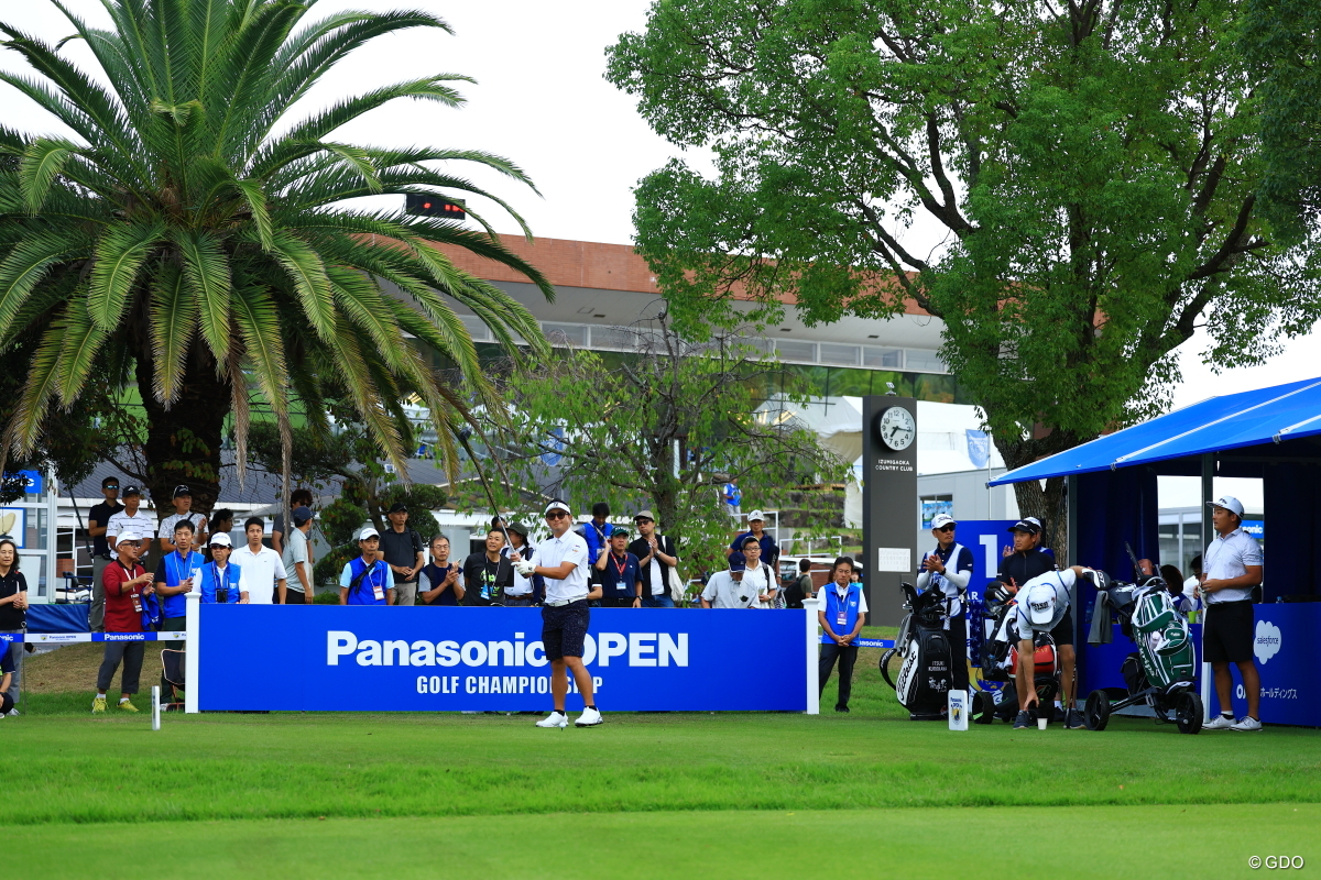 スタート時間ですよ～ 2025年 パナソニックオープンゴルフチャンピオンシップ 2日目 片岡大育